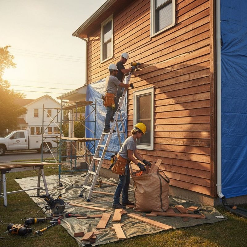 Local Building Siding Repair pros at work
